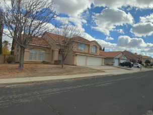 A PROPERTY WITH THE FRONT LANDSCAPE AS BARE DIRT/ A LANDSCAPE VIOLATION.