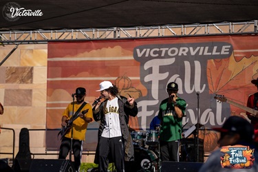 Performers on stage at Victorville Fall Festival