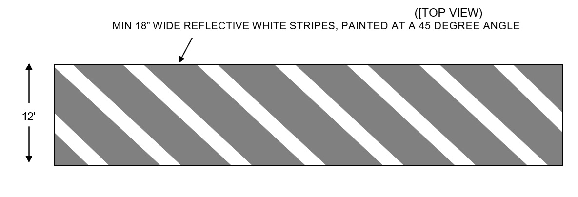 A-35 SPEED HUMP STRIPING