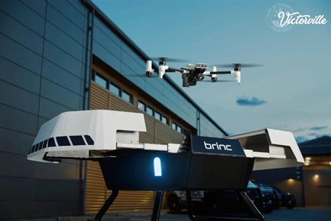 Police as first responder drone launching