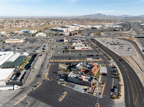 Aerial photo of the City of Victorville