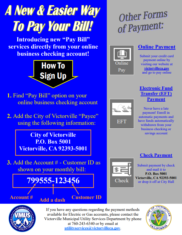 Payment Options available